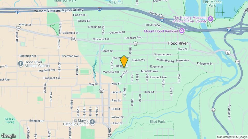 921 Eugene St Map and Location Details