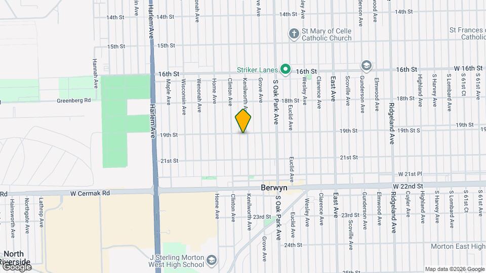 6902 19th St Map and Location Details