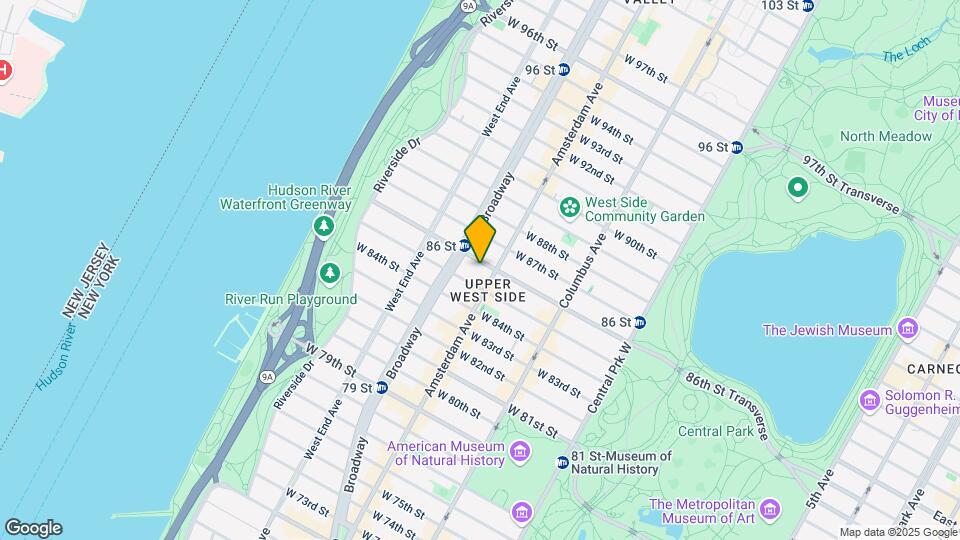 200 W 86th St Map and Location Details