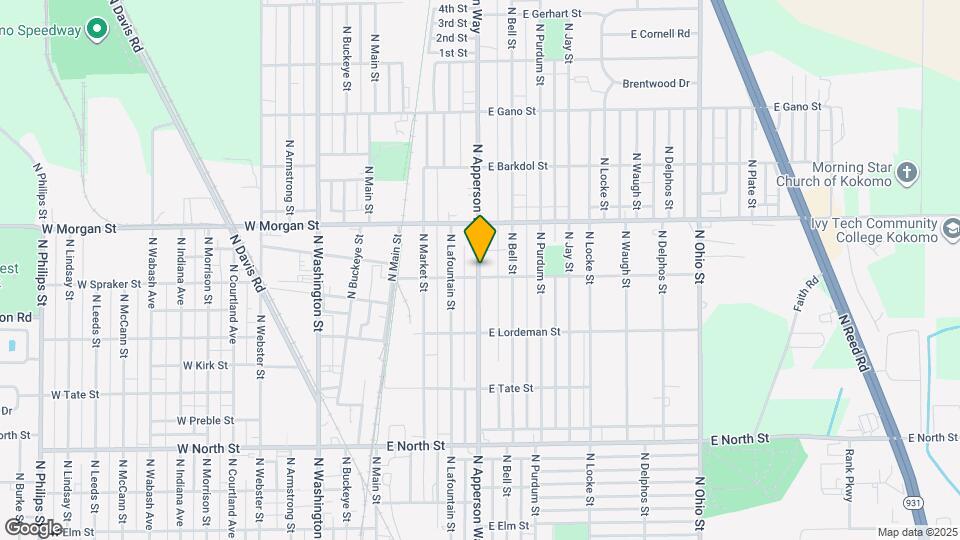 1908 N Apperson Way Map and Location Details