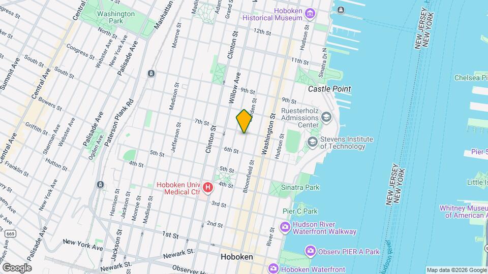 634 Garden St Map and Location Details