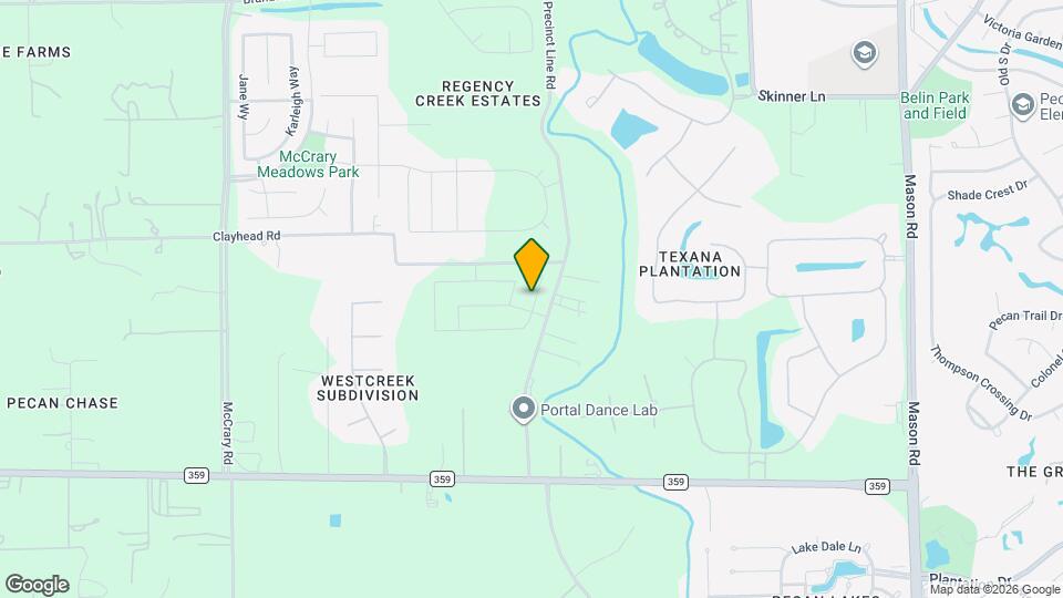 2715 Crested Creek Ln. Map and Location Details