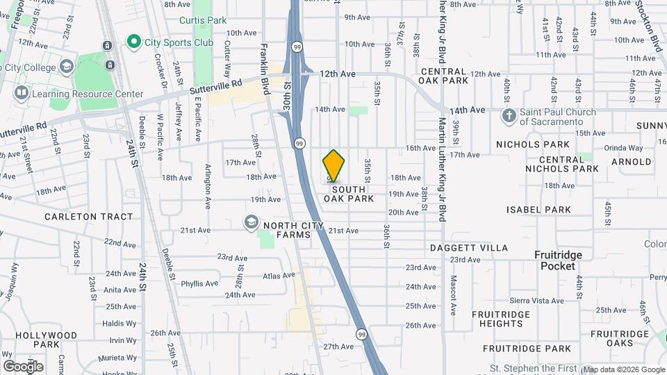 3301 19th Ave Map and Location Details