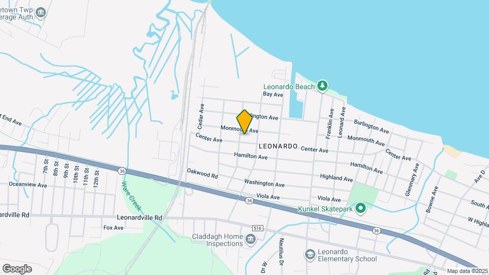 398 Monmouth Ave Map and Location Details