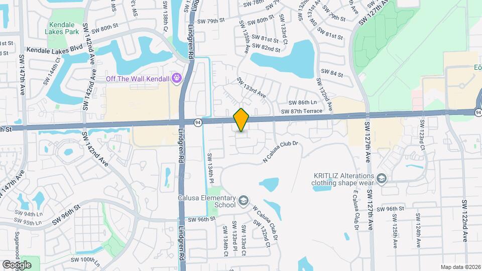 13371 SW 89th Terrace Map and Location Details