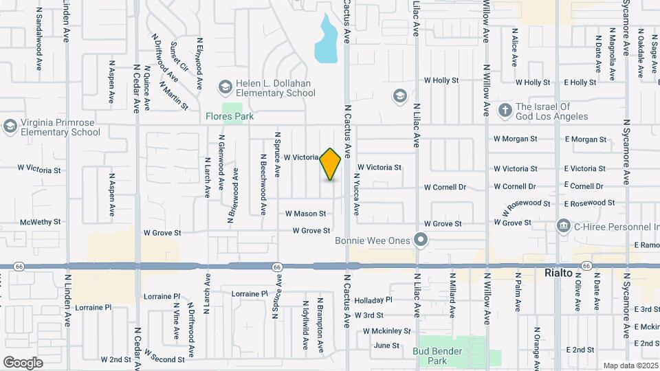 630 N Fillmore Ave Map and Location Details