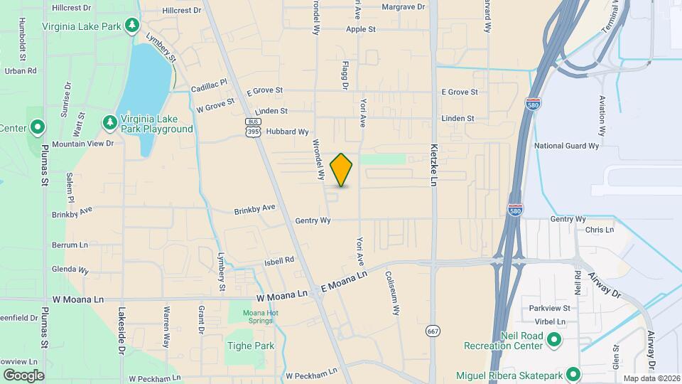 2880 Wrondel Wy Map and Location Details