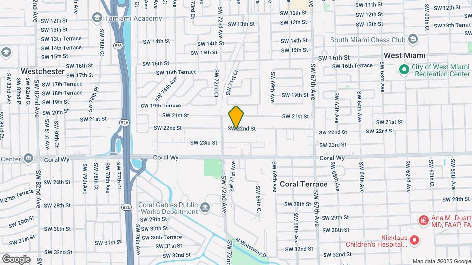 7142 SW 22nd St Map and Location Details