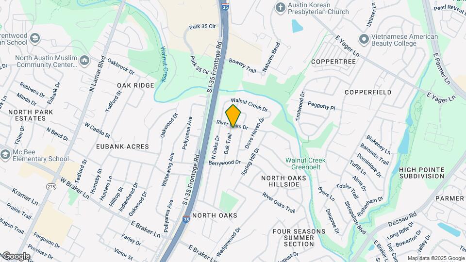 11907 Oak Trail Map and Location Details