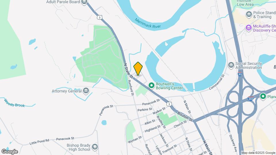 5 Granite Ave, Unit 5 Granite Ave. Concord NH Map and Location Details