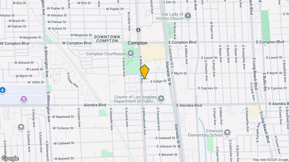 107 E Indigo St, Unit B Map and Location Details