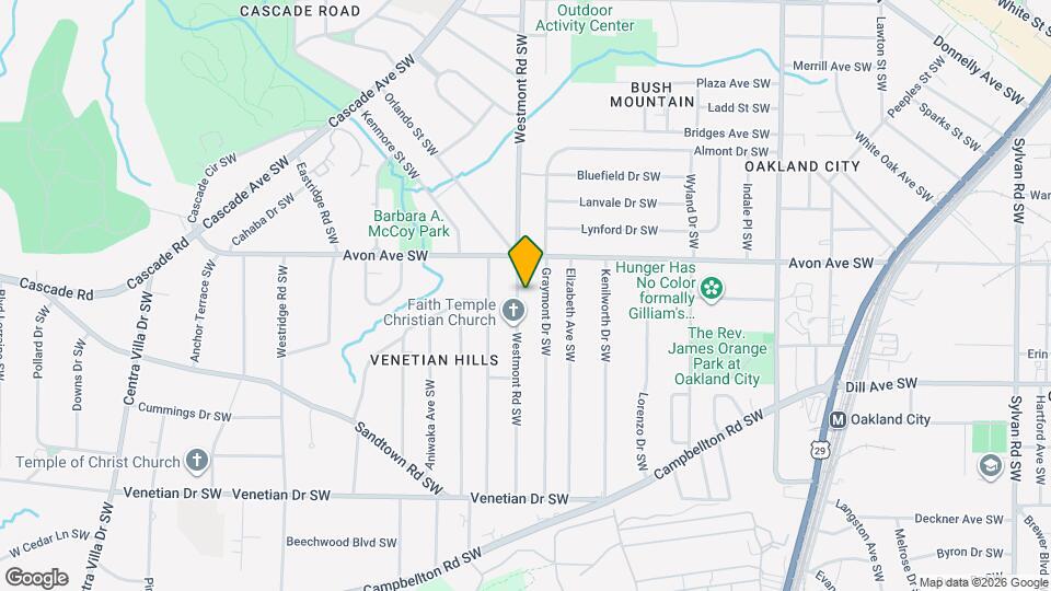 1246 Westmont Rd SW Mapa y Detalles de la Ubicación