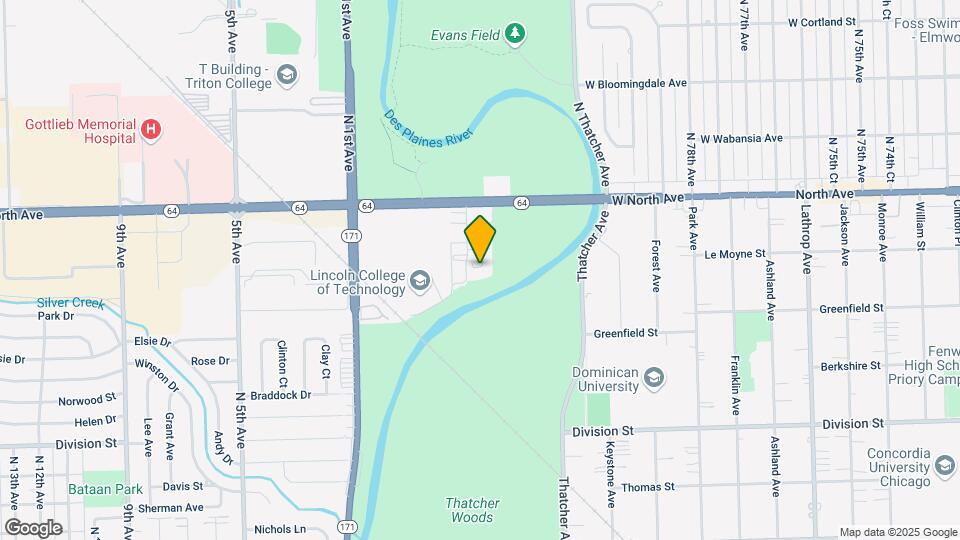 Residences of Riverwoods Map and Location Details