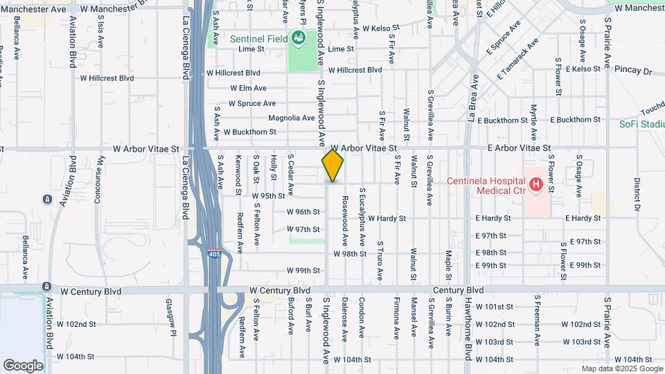 1000 S Inglewood Ave Mapa y Detalles de la Ubicación