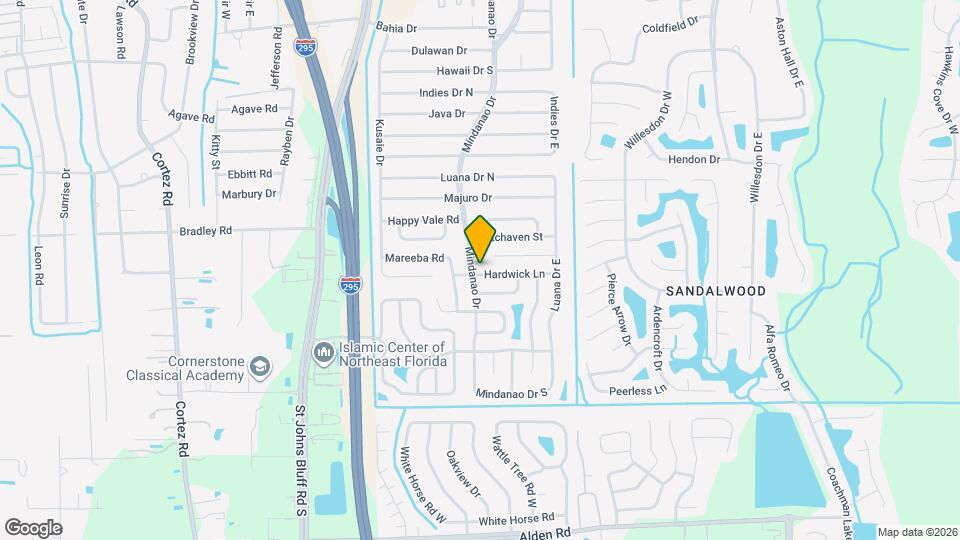 10901 Hardwick Ln Map and Location Details