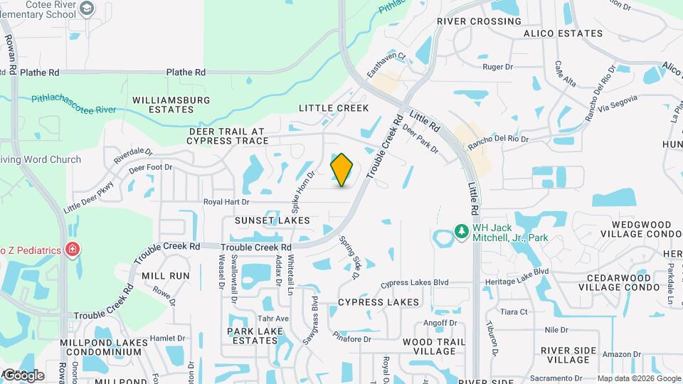 8504 Yearling Ln Map and Location Details