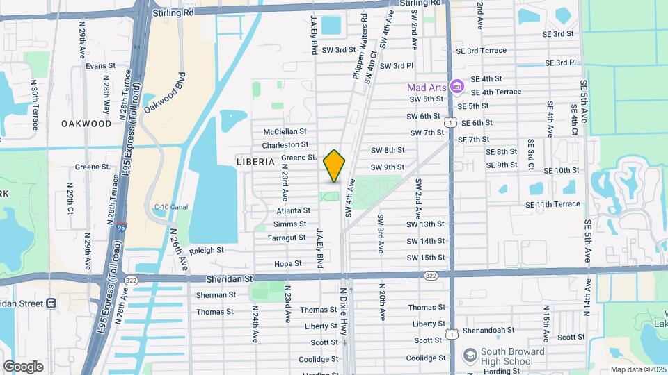 707 SW 10th St Mapa y Detalles de la Ubicación