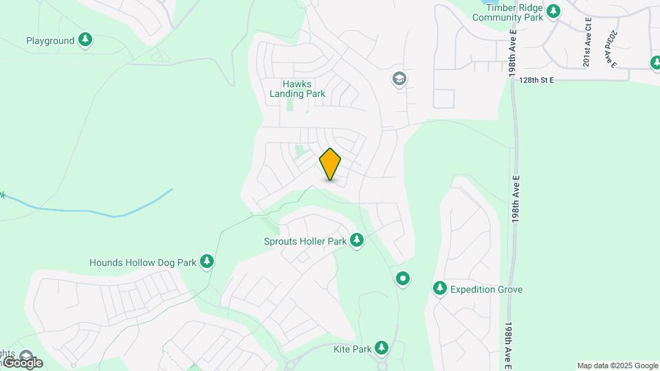 19032 133rd Street Ct E Map and Location Details