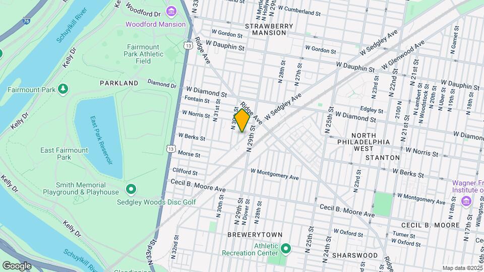 2917 W Sedgley Ave Mapa y Detalles de la Ubicación