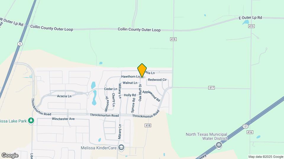 4416 Oak Bluff Dr Map and Location Details