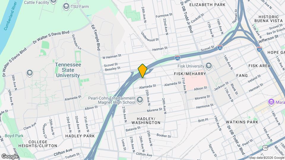 2503 Meharry Blvd Map and Location Details