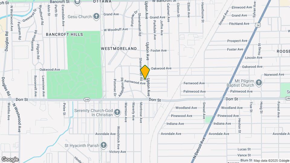 1912 Fernwood Ave Map and Location Details