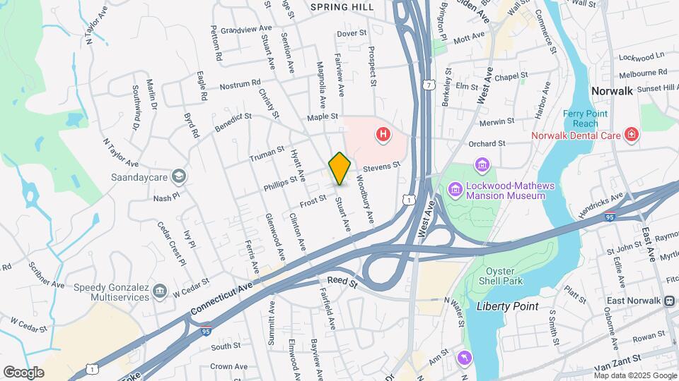 50 Stuart Ave Map and Location Details