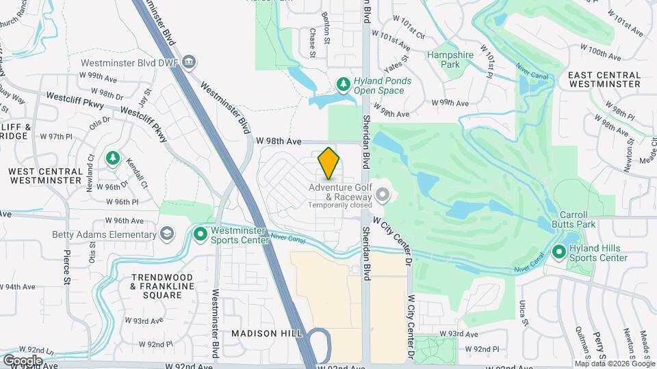 5435 W 97th Ave Map and Location Details