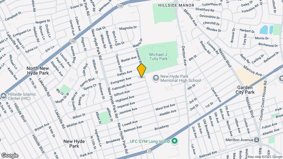 1649 Falmouth Ave Map and Location Details