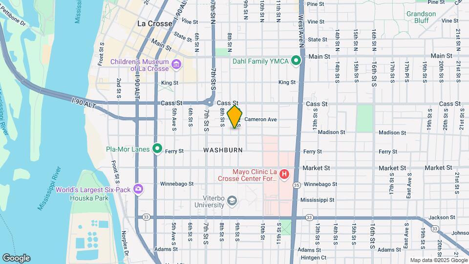 829 Division St Mapa y Detalles de la Ubicación