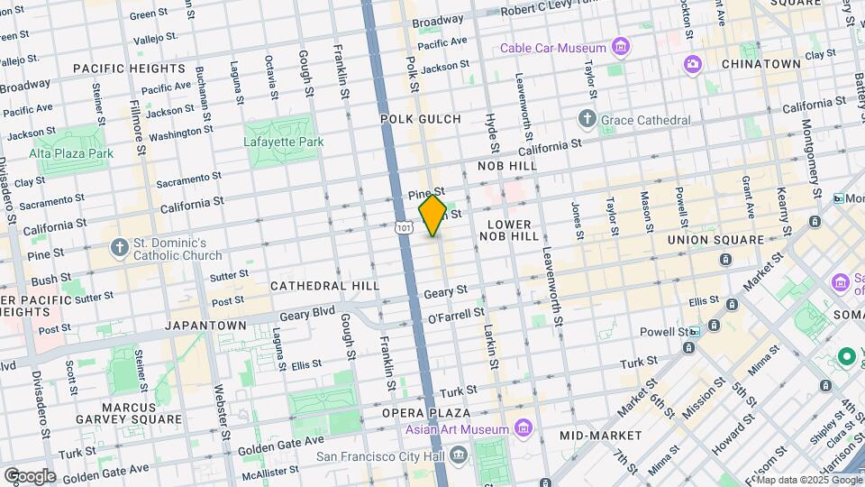 1203 Sutter St-Unit -505 Mapa y Detalles de la Ubicación