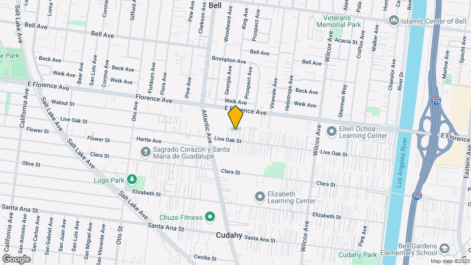 4611-4615 Live Oak St Map and Location Details