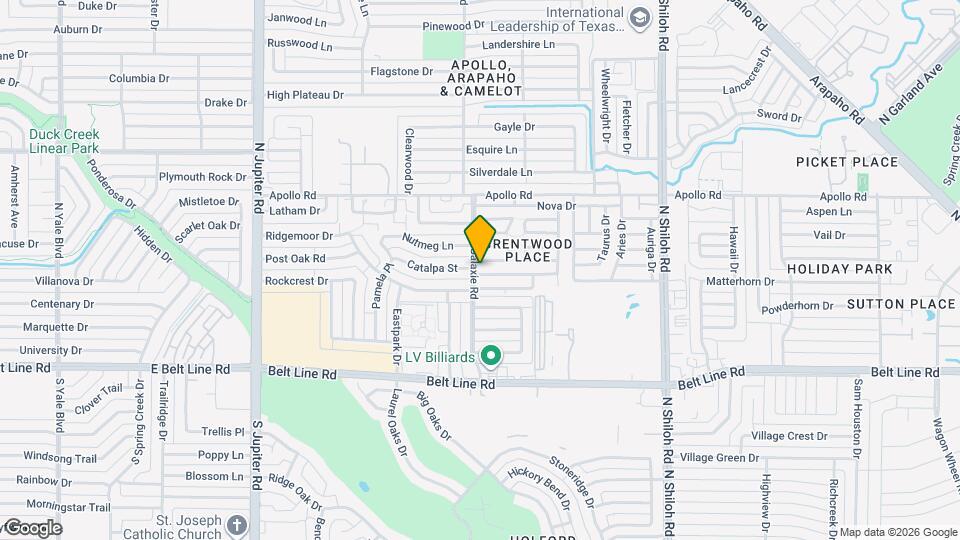 2933 Southern Cross Dr Mapa y Detalles de la Ubicación