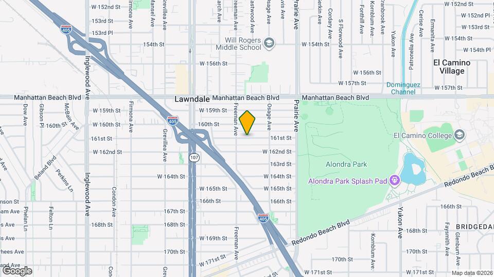 4156 W 161st St Map and Location Details