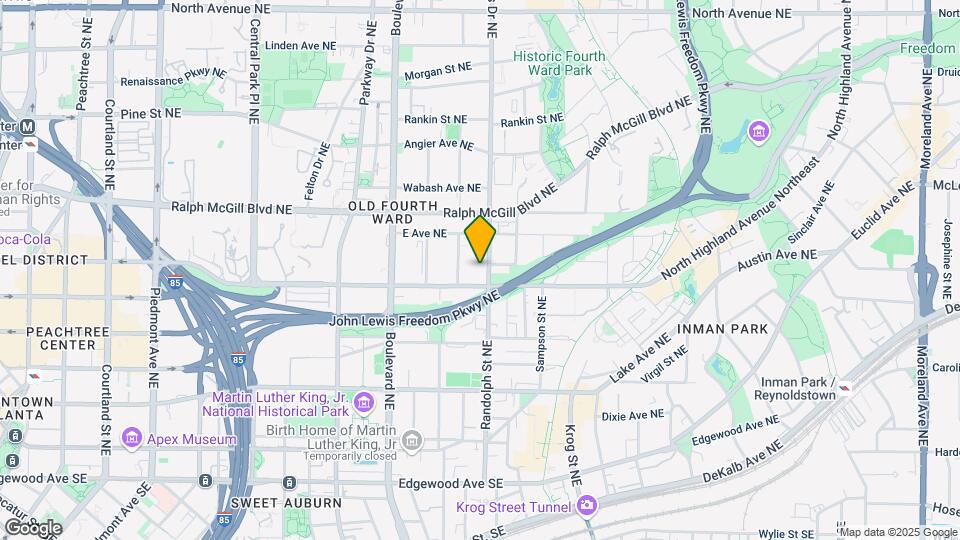 276 Glen Iris Dr Ne Map and Location Details