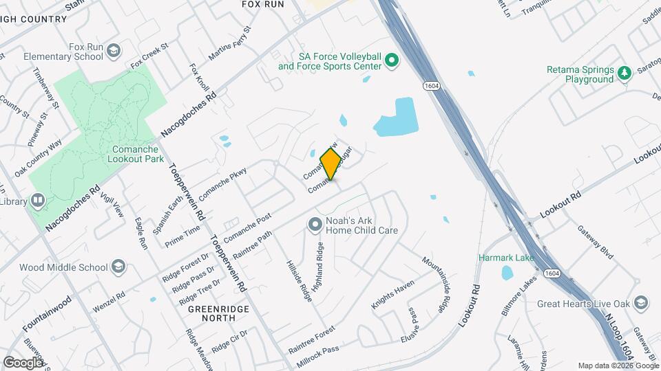 6890 Comanche Cougar Map and Location Details