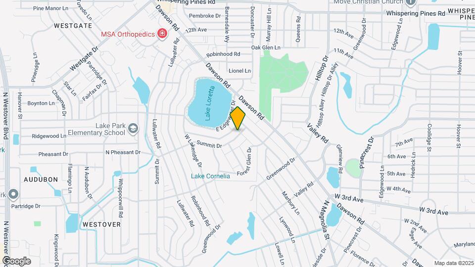 1031 Summit Dr Map and Location Details