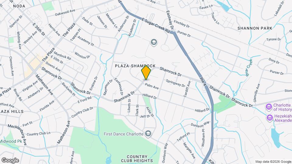 2601 Palm Ave Map and Location Details