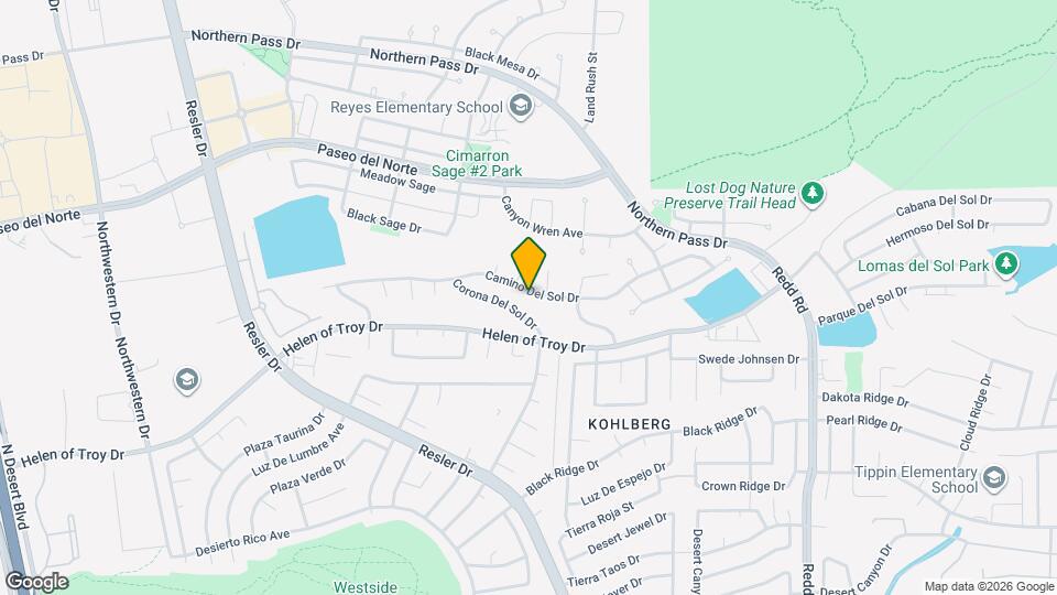 7312 Camino Del Sol Dr Map and Location Details