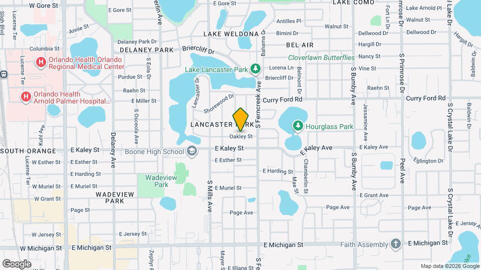 1415 Oakley St Map and Location Details