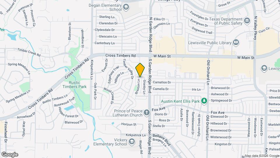 3936 Braxton Ln Map and Location Details