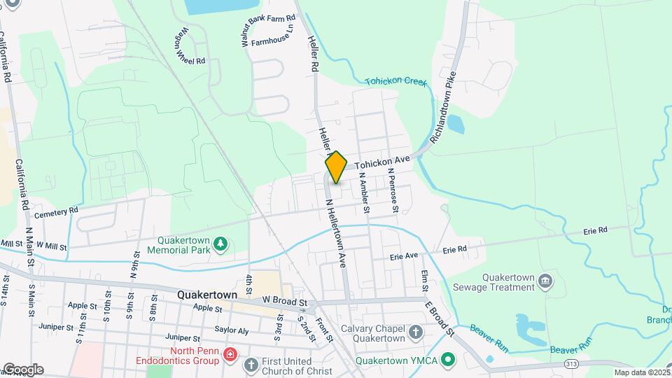 223 N Hellertown Ave Map and Location Details