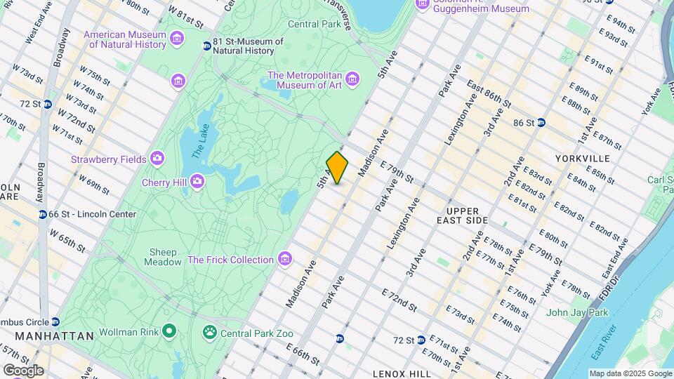 11 E 76th St Map and Location Details