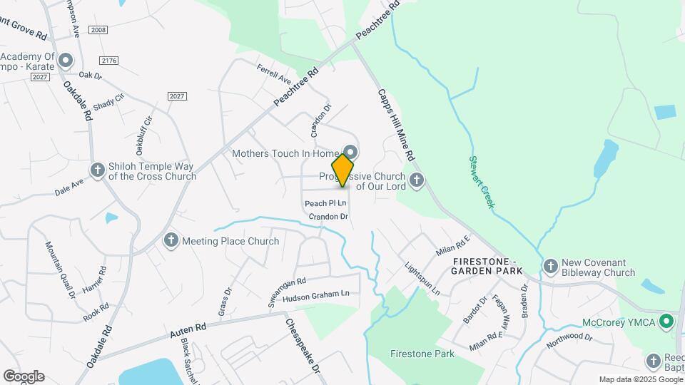 1309 Peach Park Ln Mapa y Detalles de la Ubicación