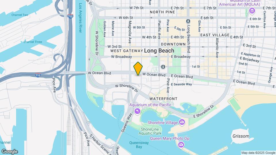 400 W Ocean Blvd Map and Location Details