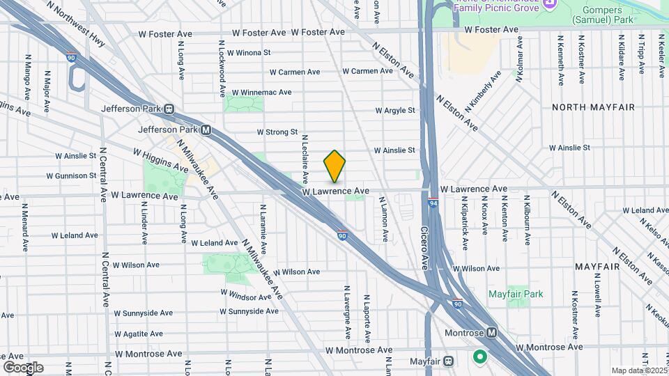5016 W Lawrence Ave, Unit 1 Map and Location Details