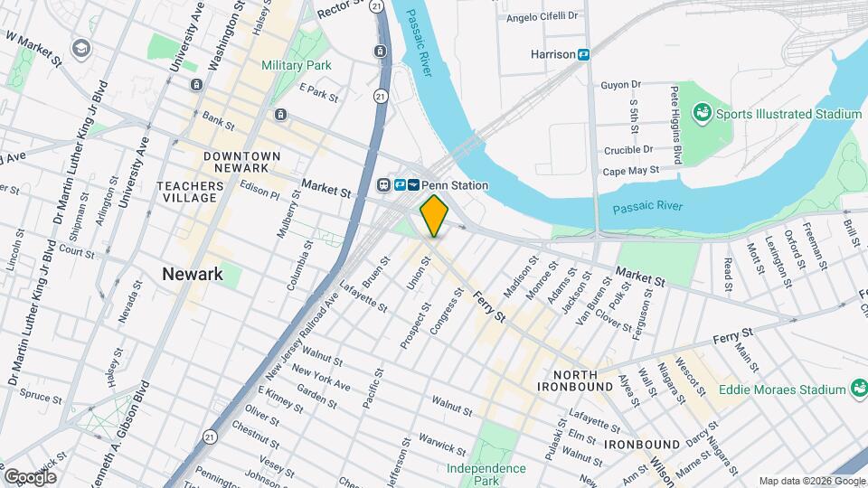 46 Ferry St, Unit 3F Map and Location Details