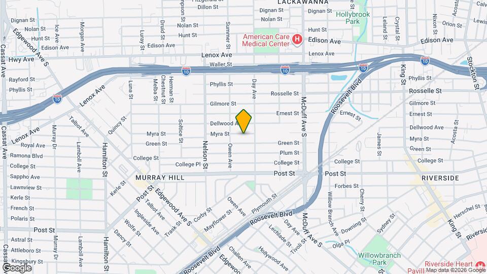 3228 Myra St Map and Location Details