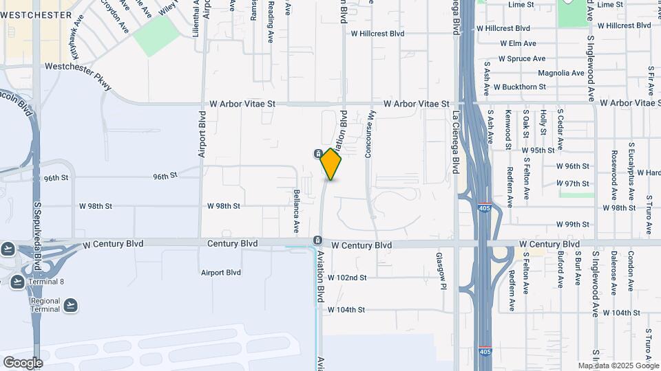9720 Aviation Blvd Map and Location Details