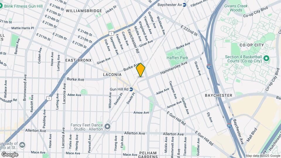 1465 Hammersley Ave Map and Location Details